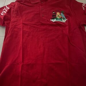 Red men polo